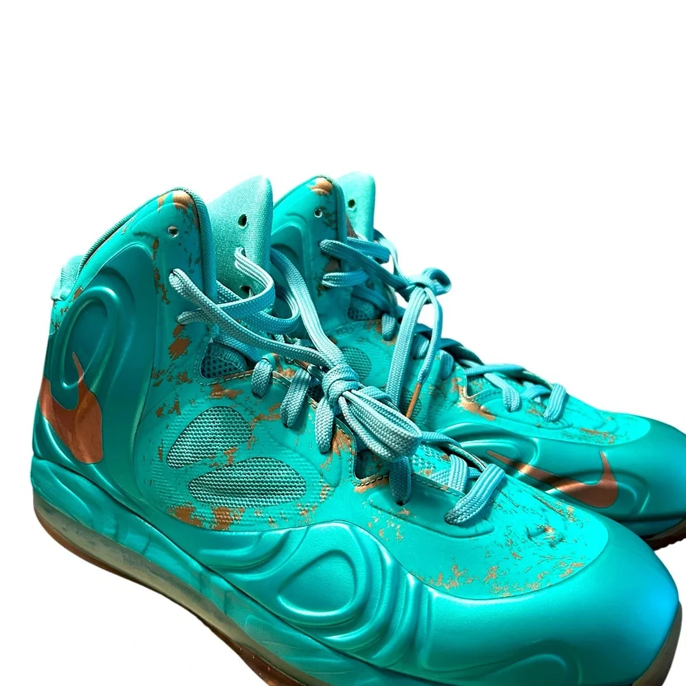Nike Air Max Hyperposite Statue Of Liberty 2012 RARE NIB Size 12 From NFL Player - Picture 2 of 6